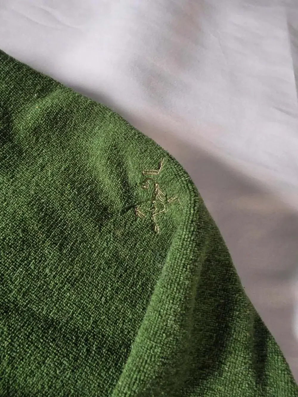 Arc'teryx Quarter Zip Fleece Pullover Green Men's Size M